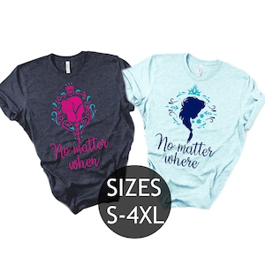 Disney Matching Shirts, I&#39;m Her Elsa I&#39;m Her Anna Shirts, Sister Matching Shirts, Women&#39;s Disney Shirts, Disney Shirts for Women,Disneyworld