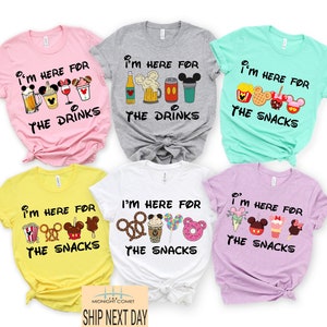 Disney Epcot Shirt, Disney Trip Shirt, Disney Family Shirt, Disney Shirt , Snacking Around The World Shirt, Drinking Around The World Shirt