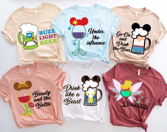 Koszulka Drinking Around the World, Koszulka Disney Drinking Team, Koszulka Epcot Food and Wine, Koszulka Epcot, Koszulka Disney Drinking, Disney Vacation