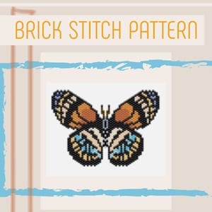 PDF Brick Stitch Pattern ITA/ENG - Butterfly