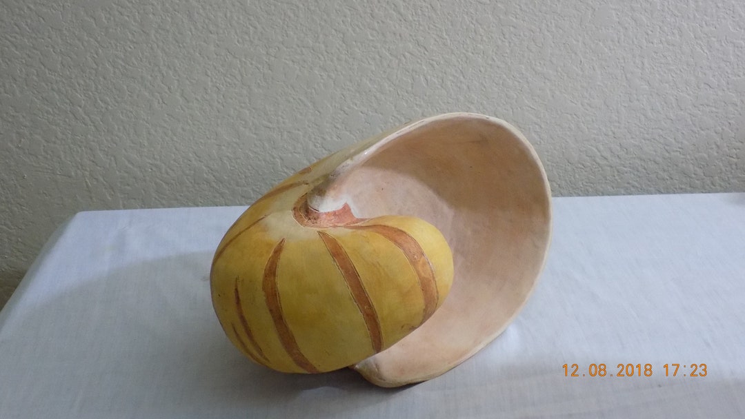 Vintage Artificial Shell for a Garden or Where Ever - Etsy