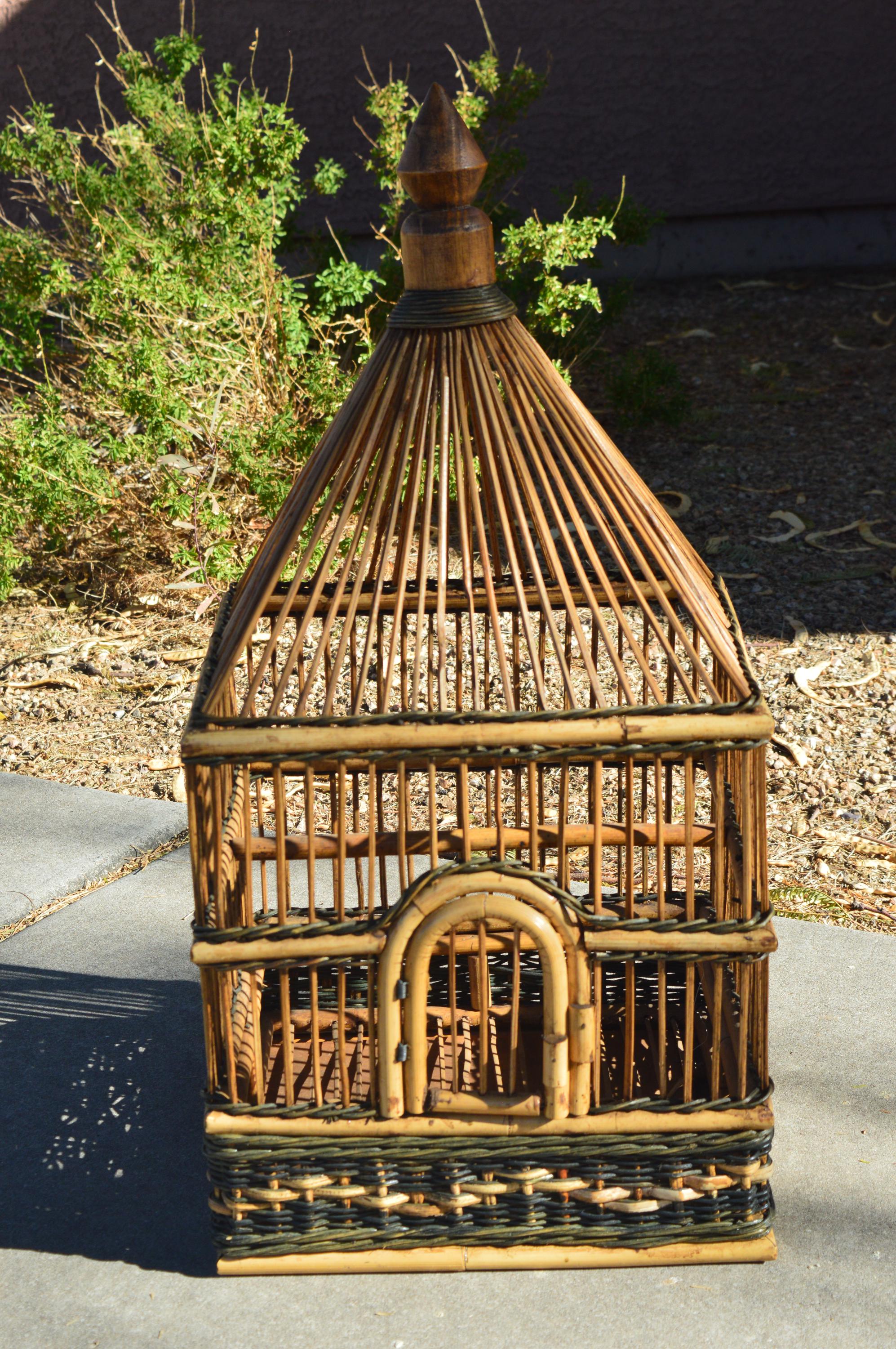 Bamboo Bird Cage