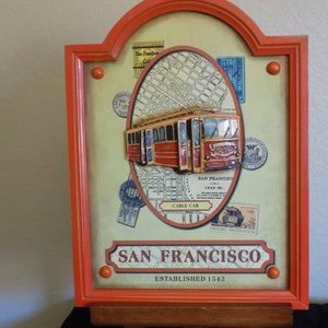 Picture (3 D) San Francisco 16&quot; tall 13&quot; wide