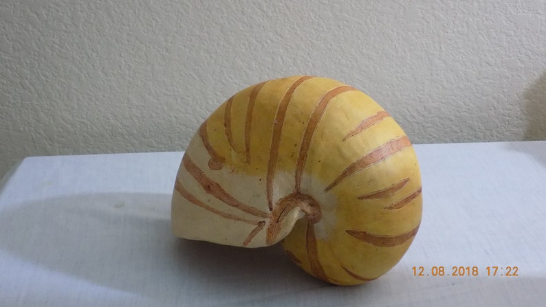 Vintage Artificial Shell for a Garden or Where Ever - Etsy