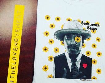 Andre 3000 aka 3 Stacks Sunflower Seeds Tee (White)