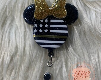 911 Badge Reel Dispatcher gift set 911 Keychain Communicator Badge Reel 911 Christmas gift Dispatcher Keychain Dispatcher Badge Reel