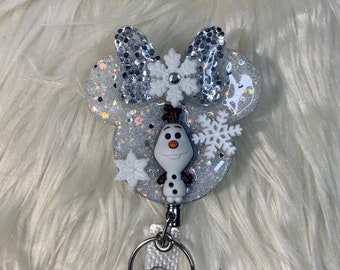 Olaf badge reel, Heavy duty nurse badge holder