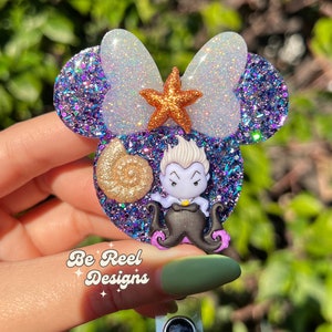Ursula badge reel, Heavy duty nurse badge holder, Interchangeagle Badge Reel