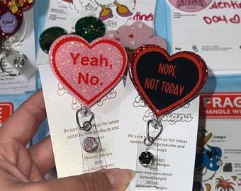 Sarcastic Heart Badge Reel, Funny Valentine's Day Clip