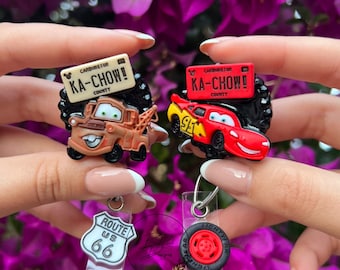 Cars badge reels, Disney Badge holder, Nurse ID badge holder, nurse badge reel, Pediatric Badge holder, Disney movies badge reel