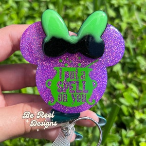 I Put a Spell on You Badge Reel, Heavy duty nurse badge holder