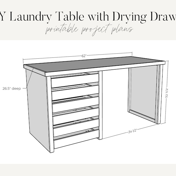 Buy Laundry Folding Table - Etsy