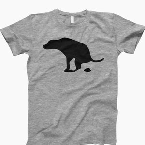 Dog Pooping Tee, Quirky Dog Shirt, Casual Humor, Funny Graphic Tee, Dog Joke Tee, Playful Shirt, Cute Dog Shirt, Funny Pet Tee, Dog Lover