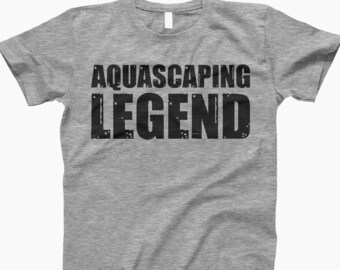 Aquascaping legend, aquascaping shirt, aquascaper tshirt, aquarium t shirt, unisex clothing, fish lover apparel, funny aquascaper tee