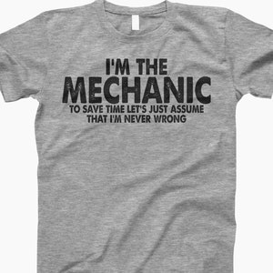 Mechanic Gift, Mechanic Shirt, Funny Mechanic, Auto Repair, Car Mechanic, Gift For Mechanic, Mechanic Humor, Mechanic Life, Tools Shirt