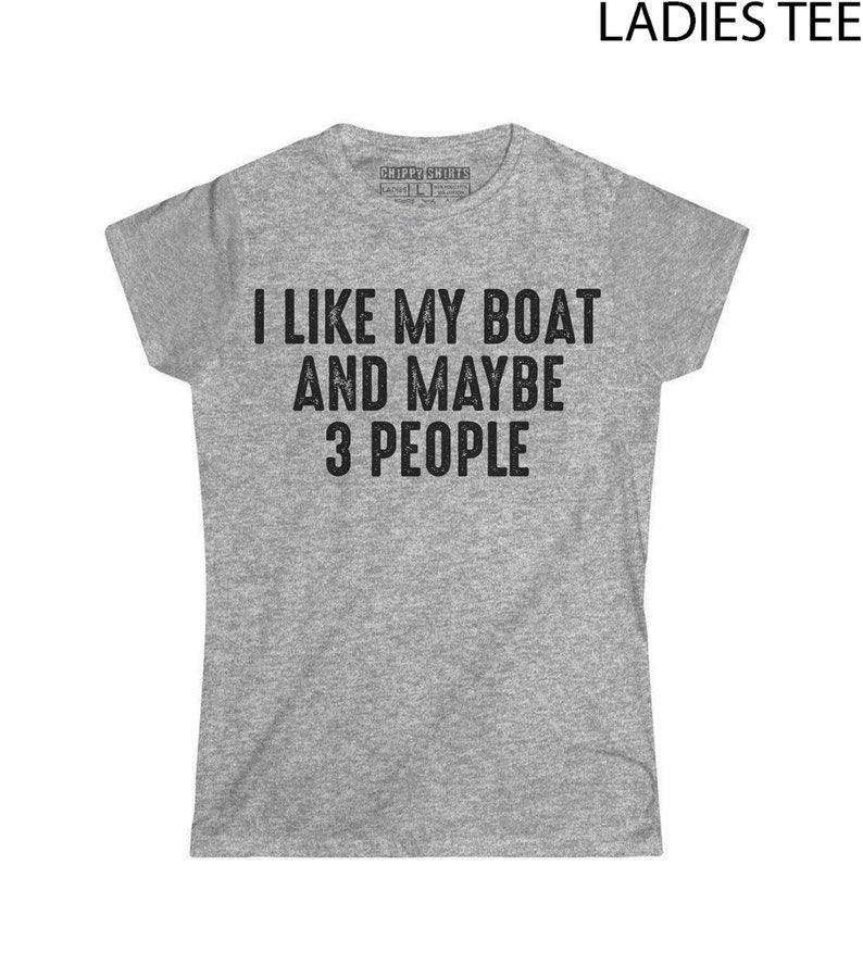 I like my boat 3 peopleboating shirti love my boatsummer | Etsy