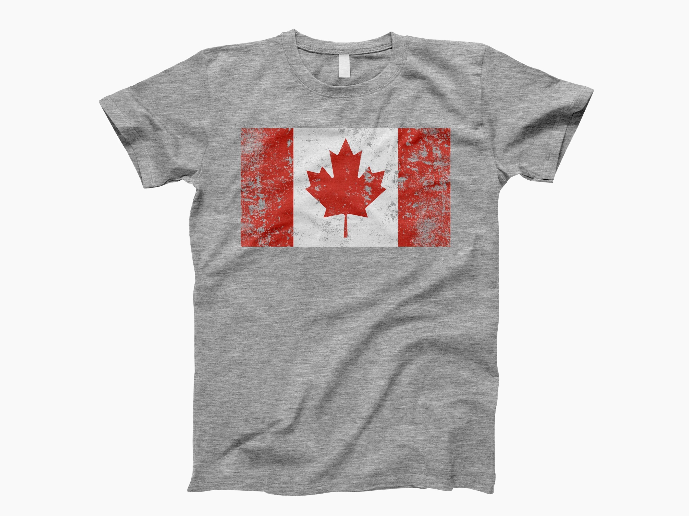 Retro Vintage Canada Flag T-Shirt