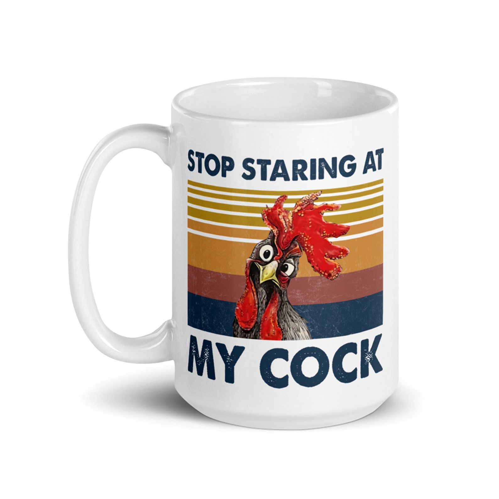 Funny rooster mug 11oz 15oz mug ceramic mug mug gift Etsy