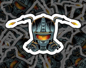 Welding Helmet, Welding Mask, Weld Sticker, Welding, Mask Sticker, Welding Gear, Welding Art, Metal Art, Torch Sticker, Helmet Sticker