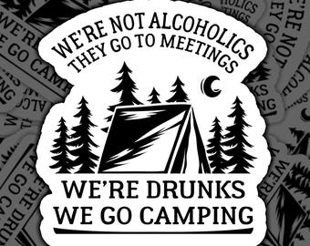 Camping Sticker, Camping Decor, Outdoor Adventure, Nature Sticker, Camp Sticker, Travel Sticker, Camping Gift, Outdoor Fun, Sticker Pack