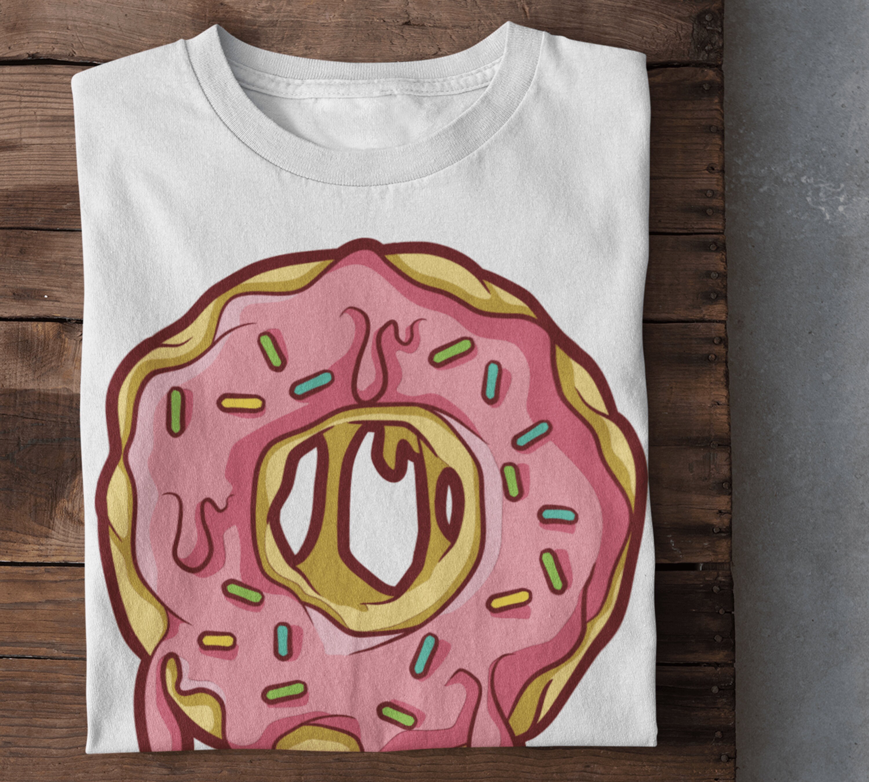 Dripping donut long sleeve donut party shirt t-shirt | Etsy