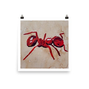 Ant in Jasper - Animal Collection - Art Print