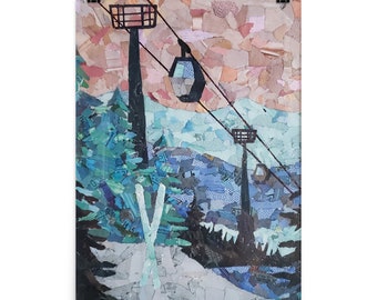 Whistler Ski Hill - Canada Collection - Art Print