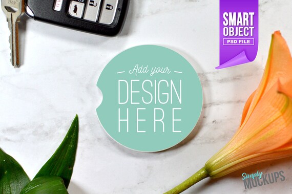 Download Sandstone Car Coaster Mockup Orange Lilly Smart Best Free Psd Mockups 3d Mockups Free Mockups Template