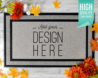 Fall Sublimation Doormat Mockup | Digital File