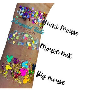 Colorful Mouse Hair Glitter Gel for Toddlers
