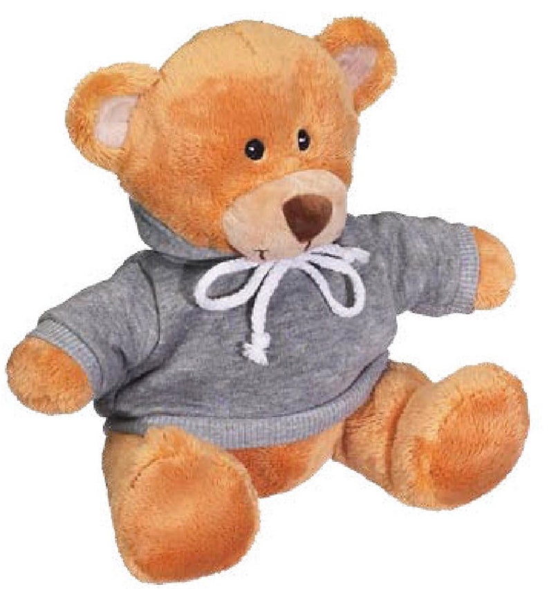 Teddy Bear Hoodie Gift Bear clothes Love You More Sweat | Etsy