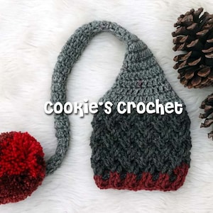 Crochet PATTERN: Celtic Highlands Elf Hat PDF pattern