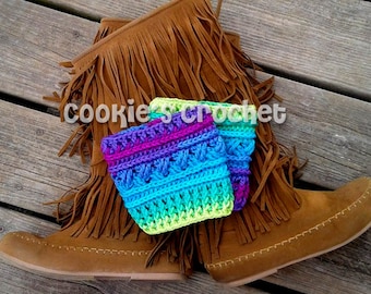 PATRÓN DE CROCHET: Puños para botas Ozark Ridges (patrón PDF)