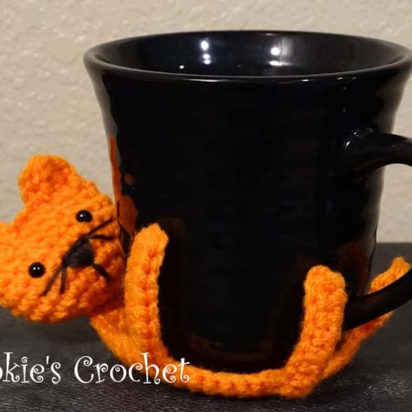 Crochet PATTERN: Cat Cuddle Coasters PDF pattern