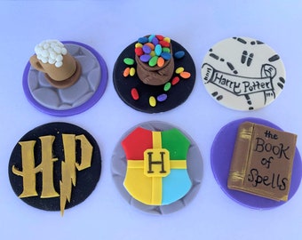 WIZARD Cupcake Toppers