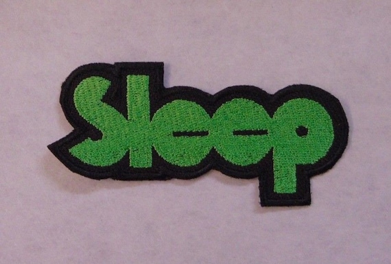 SLEEP STONER//DOOM METAL EMBROIDERED BACK PATCH