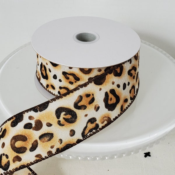 Cheetah Print Ribbon - Etsy