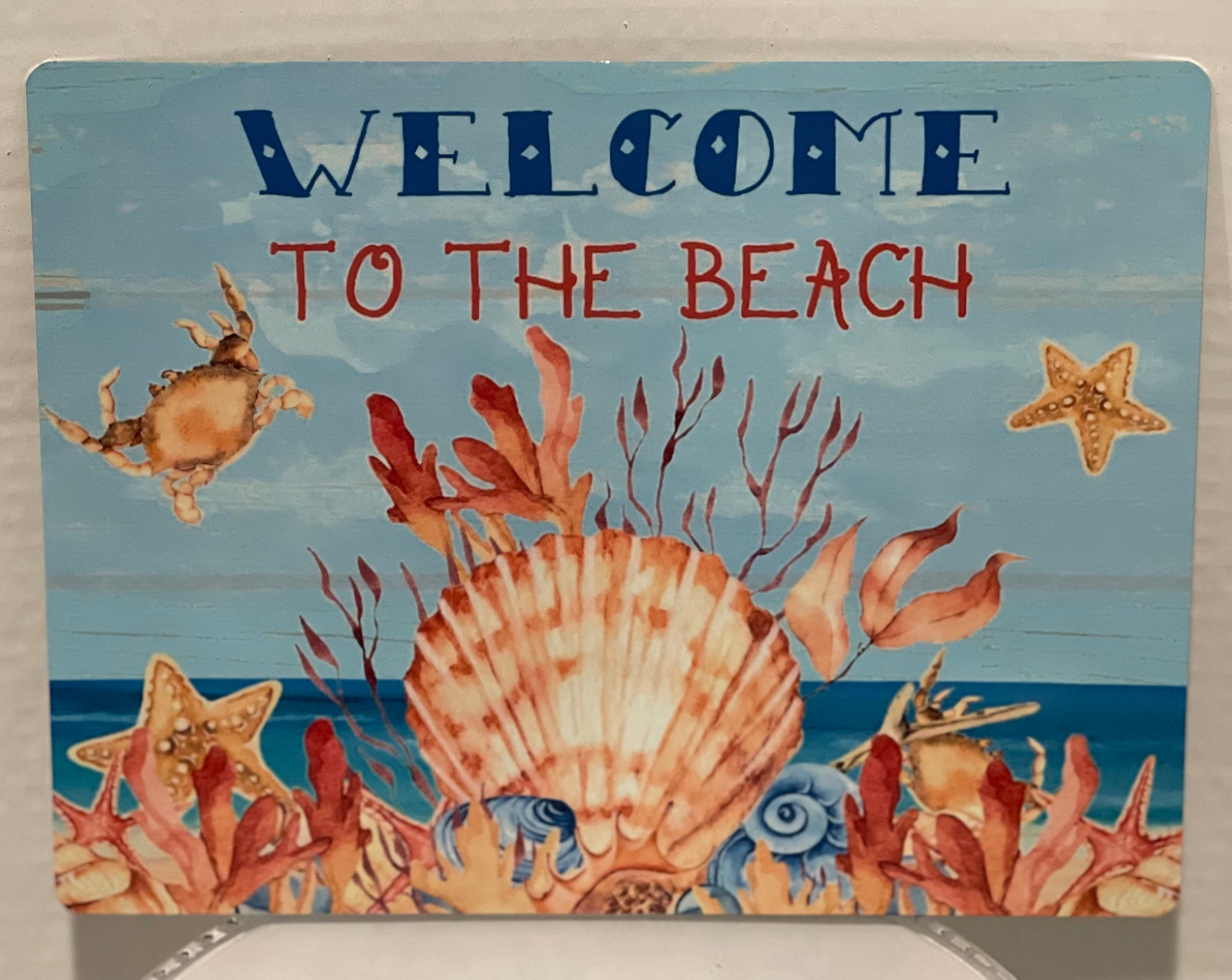 Beach sign wreath attachment coastal decor nautical Etsy