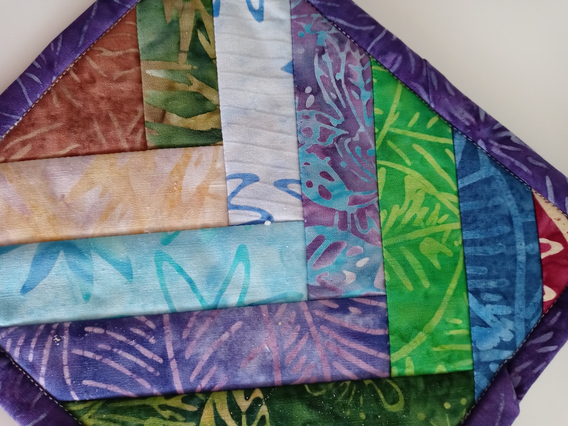 Quilt Kit Fabric Kit Hawaii Trail Hawaii Batiks Mug Rug Etsy