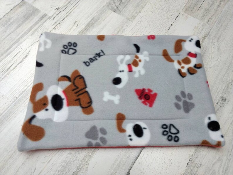 Dog Crate Padfleece Dog Bedpotty Padtraining Padreversible Etsy
