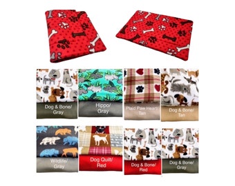 Dog Crate Pad Fleece Dog Bed Potty Pad Puppy Training Pad Reversible Pet Bed Liner X-Small - XXLarge