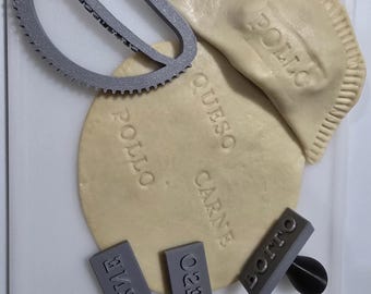 Empanada Stamps | Filling Identification Stamps | Empanada Stamp | Kitchen Tool | Dumpling Stamp | Food Business Tool