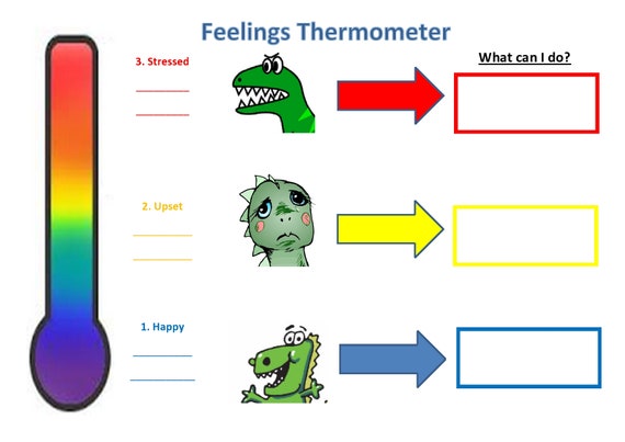 Dinosaur Feelings Chart