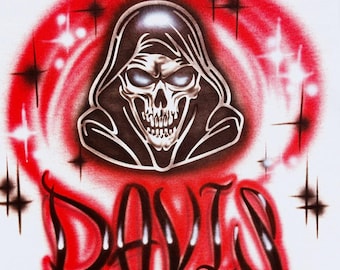 Airbrush Grim Reaper Name