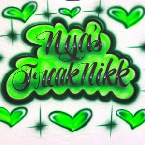 Airbrush FreakNikk T Shirt Name Design
