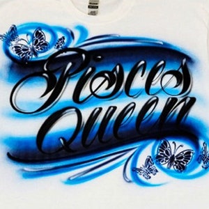 Airbrush Butterfly T Shirt Design