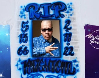 Rest In Peace Shirt,In Loving Memory Airbrush T Shirt,Rest In Heaven Shirt,Photo T Shirt,Good Die Young,RIP Shirt, T Shirt,DESIGN