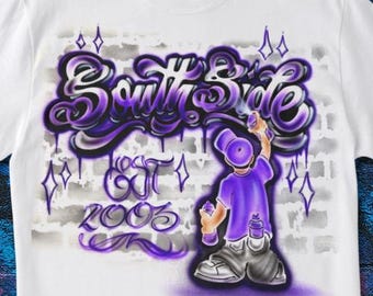 Custom Airbrush Graffiti Name Design | Tagger Style Street Art | Personalized Graffiti Can Artwork