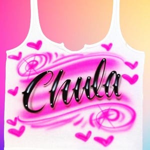Airbrush Coolane Heart Swirl Design