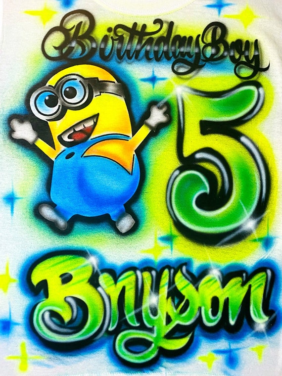 birthday airbrush t shirts